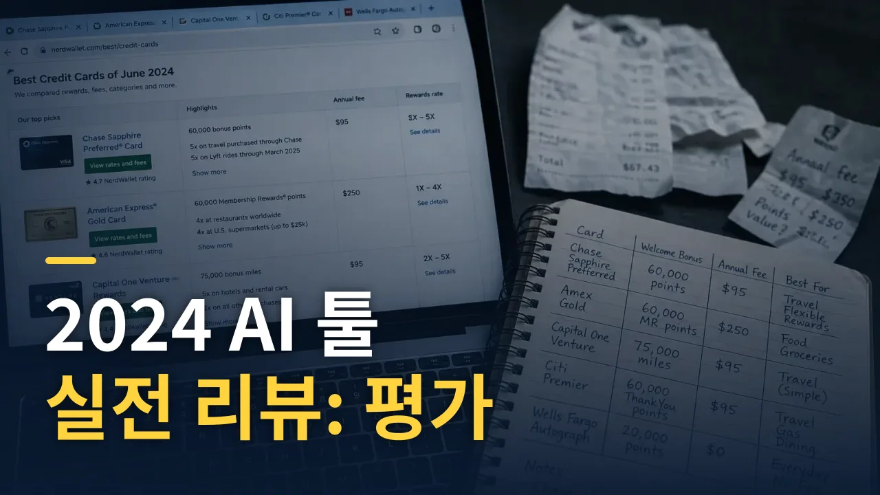 AI 툴 실전 리뷰: 평가 기준·비용 최적화 전략
