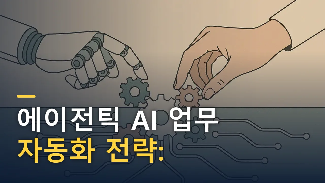 에이전틱 AI 업무 자동화 전략: RPA와 AI 에이전트 통합 설계
