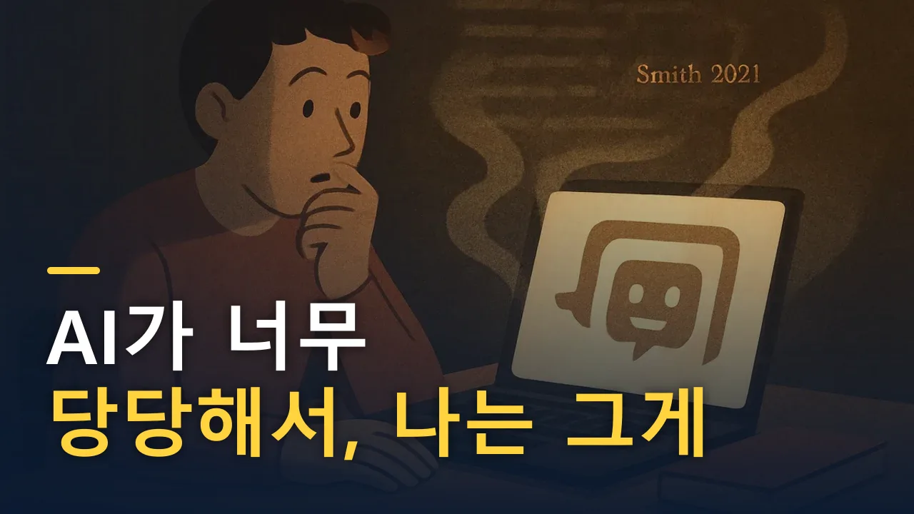 AI가 너무 당당해서, 나는 그게 사실인 줄 알았다