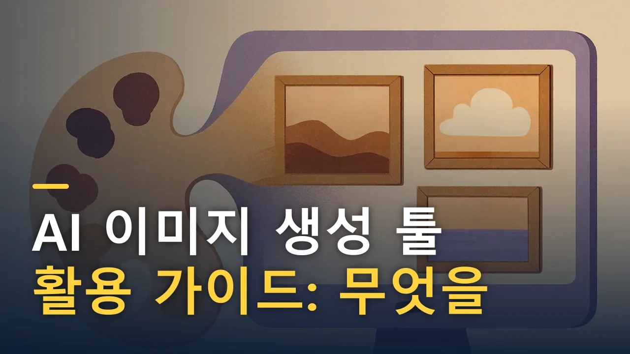 AI 이미지 생성 툴 활용 가이드: 무엇을 어떻게 쓸까