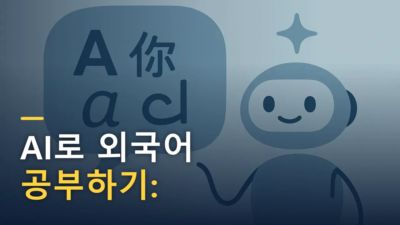 AI로 외국어 공부하기: 회화·작문·단어를 혼자서 끝내는 법