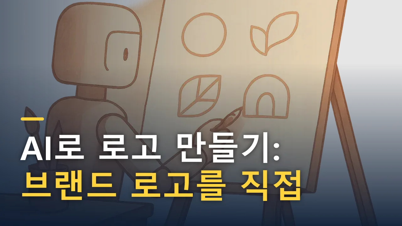 AI로 로고 만들기: 브랜드 로고를 직접 디자인하는 법과 주의점