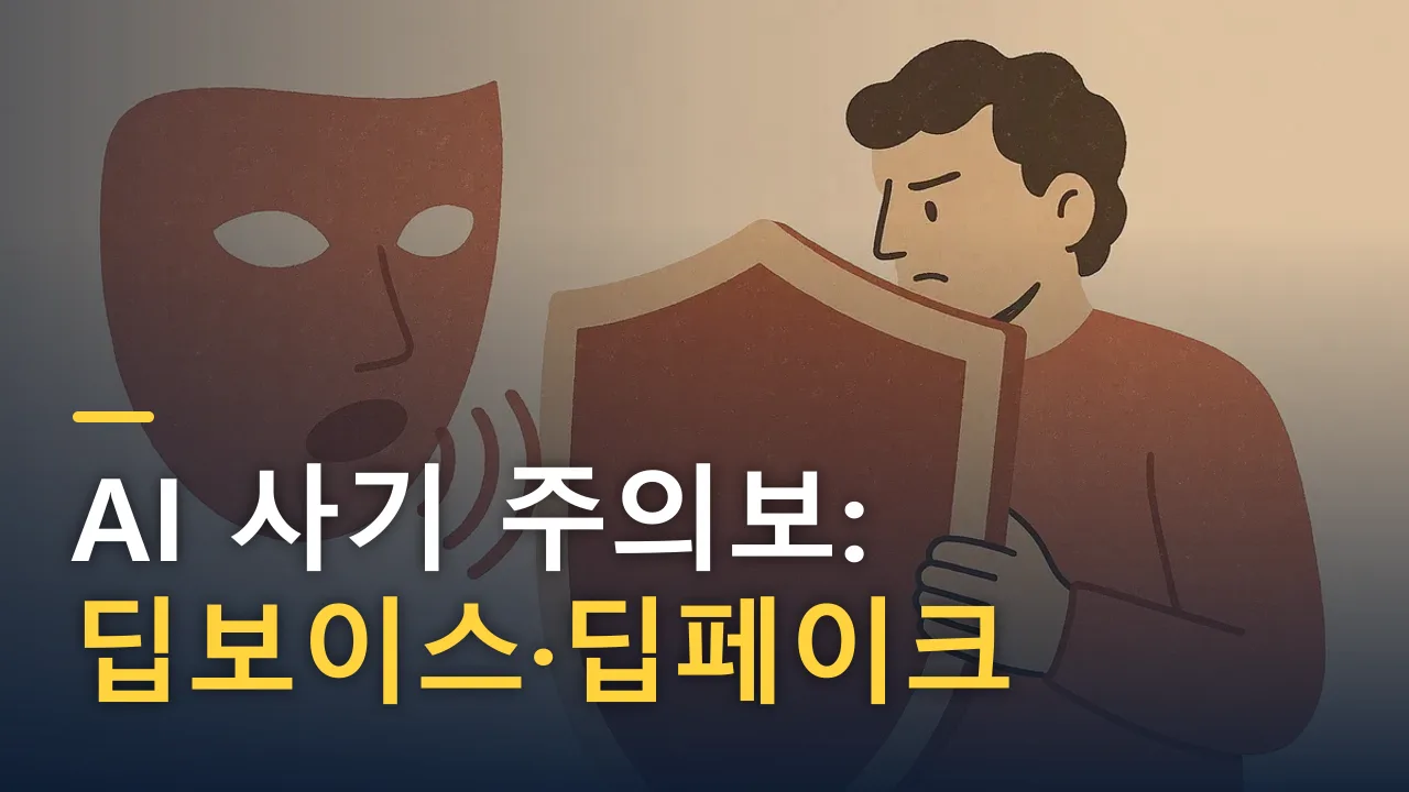 AI 사기 주의보: 딥보이스·딥페이크 피해 막는 법
