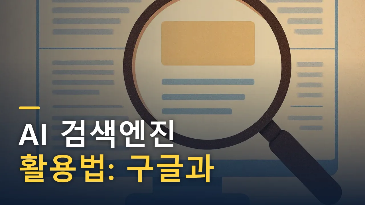 AI 검색엔진 활용법: 구글과 무엇이 다르고 언제 쓸까