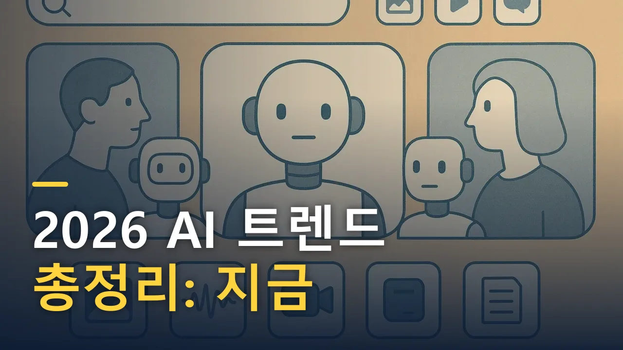 2026 AI 트렌드 총정리: 지금 주목해야 할 변화 5가지