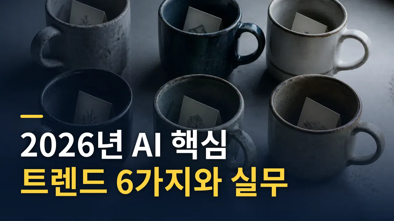2026년 AI 핵심 트렌드 6가지와 실무 판단 기준