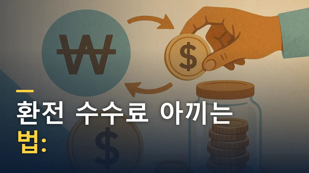 환전 수수료 아끼는 법: 해외여행·해외주식 환전 꿀팁