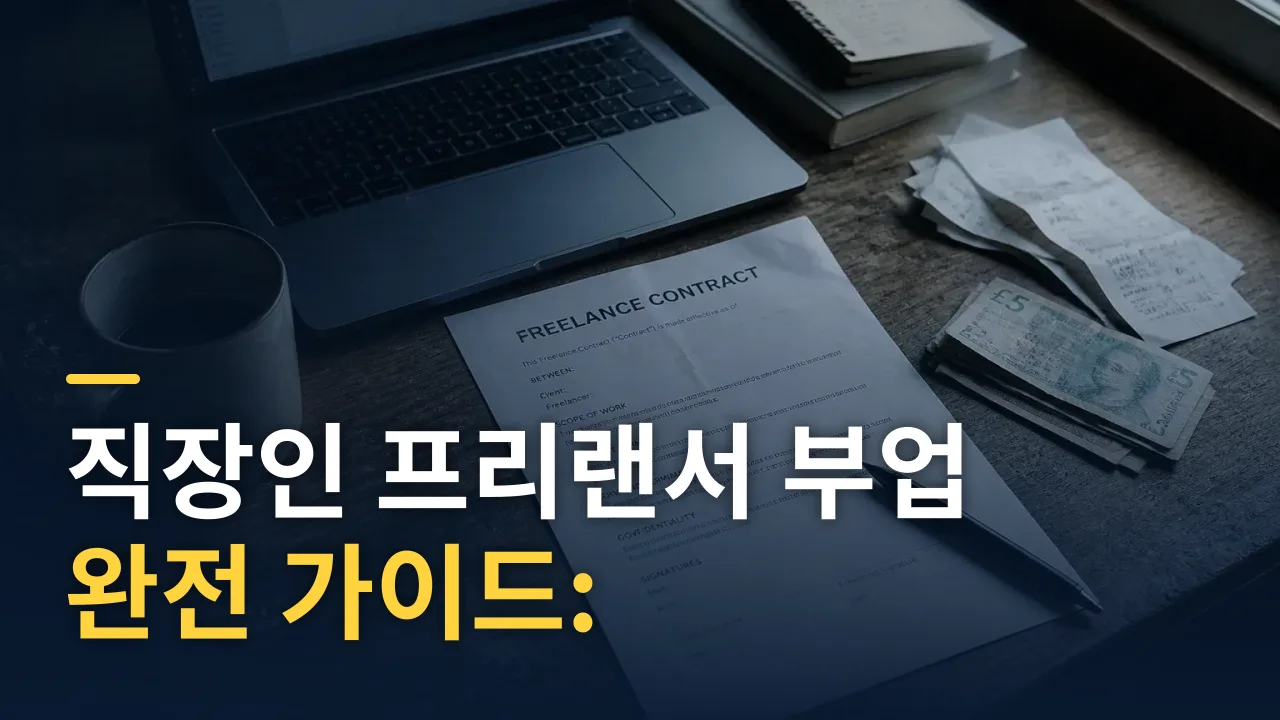 직장인 프리랜서 부업 완전 가이드: 플랫폼·계약·세금 총정리