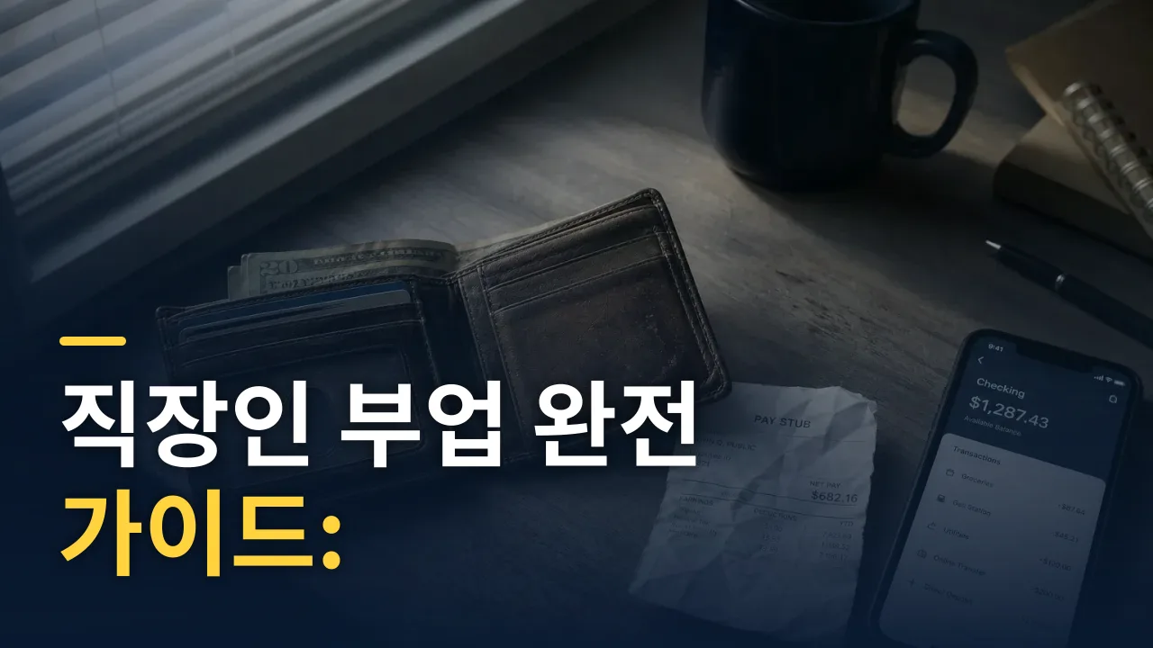 직장인 부업 완전 가이드: 겸업금지·세금·사기 예방까지