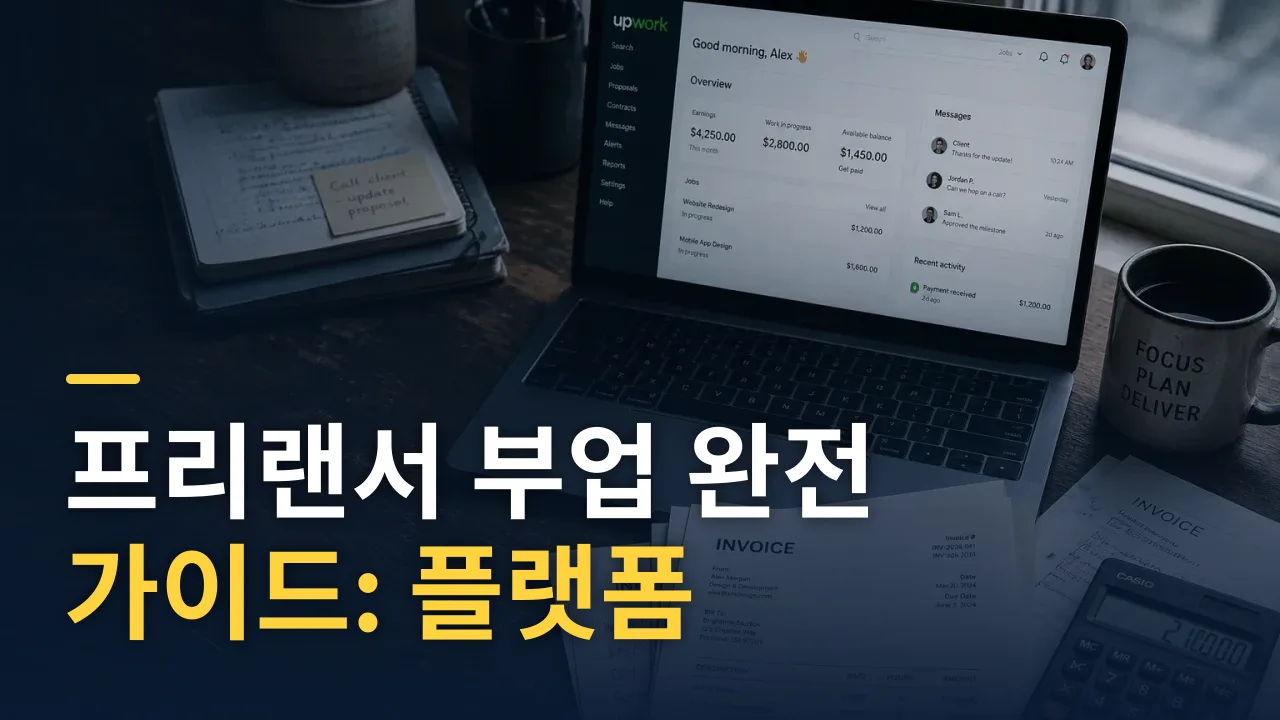 프리랜서 부업 완전 가이드: 플랫폼 선택부터 세금까지