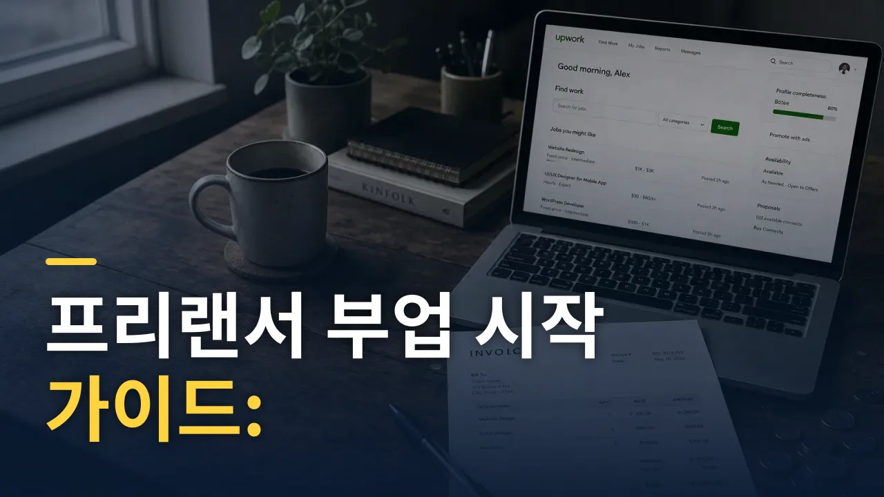 프리랜서 부업 시작 가이드: 플랫폼·단가·세금 완전 정리