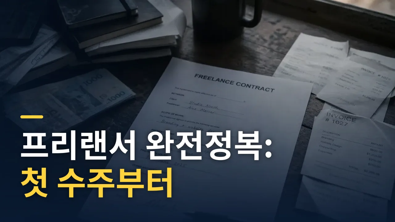 프리랜서 완전정복: 첫 수주부터 세금·계약까지