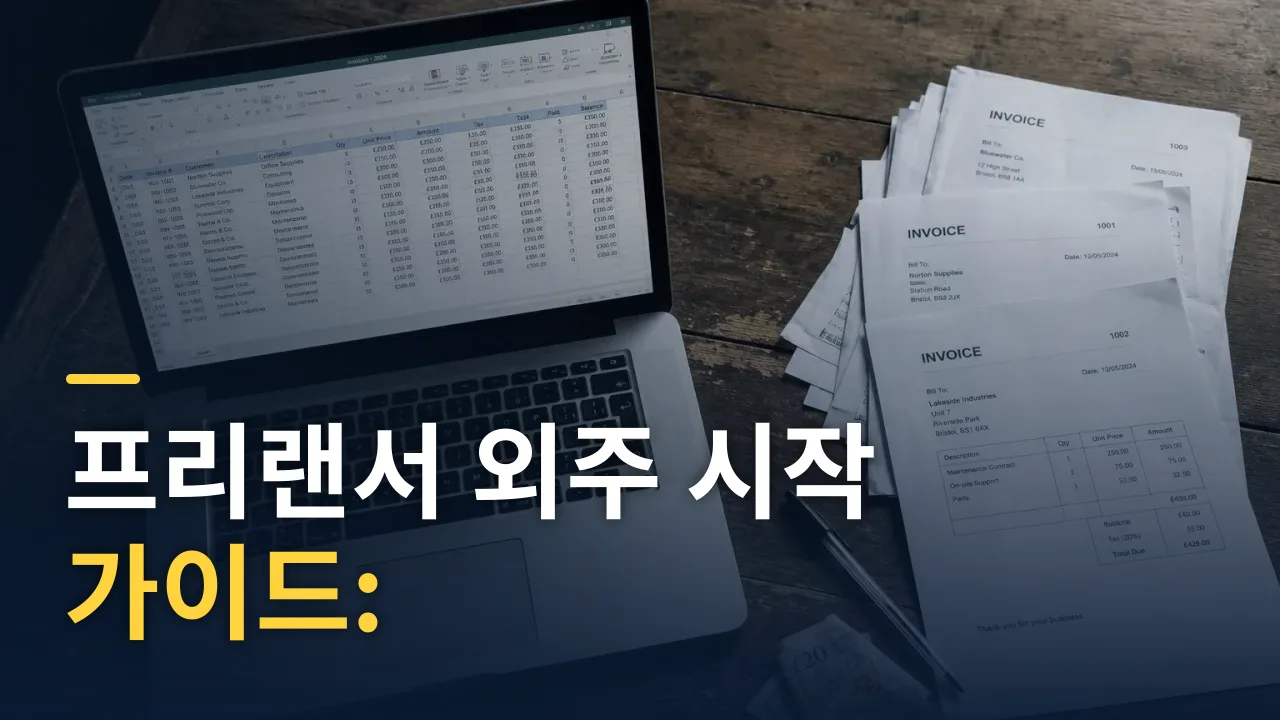 프리랜서 외주 시작 가이드: 플랫폼·단가·세금 완벽 정리
