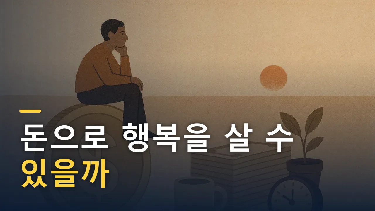 돈으로 행복을 살 수 있을까 — 그 오래된 질문에 대한 가장 정직한 답