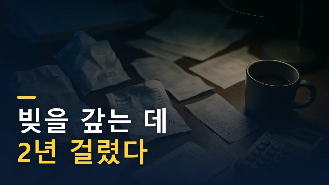 마이너스 통장을 없애는 데 2년이 걸렸다 — 빚을 갚으며 배운 것