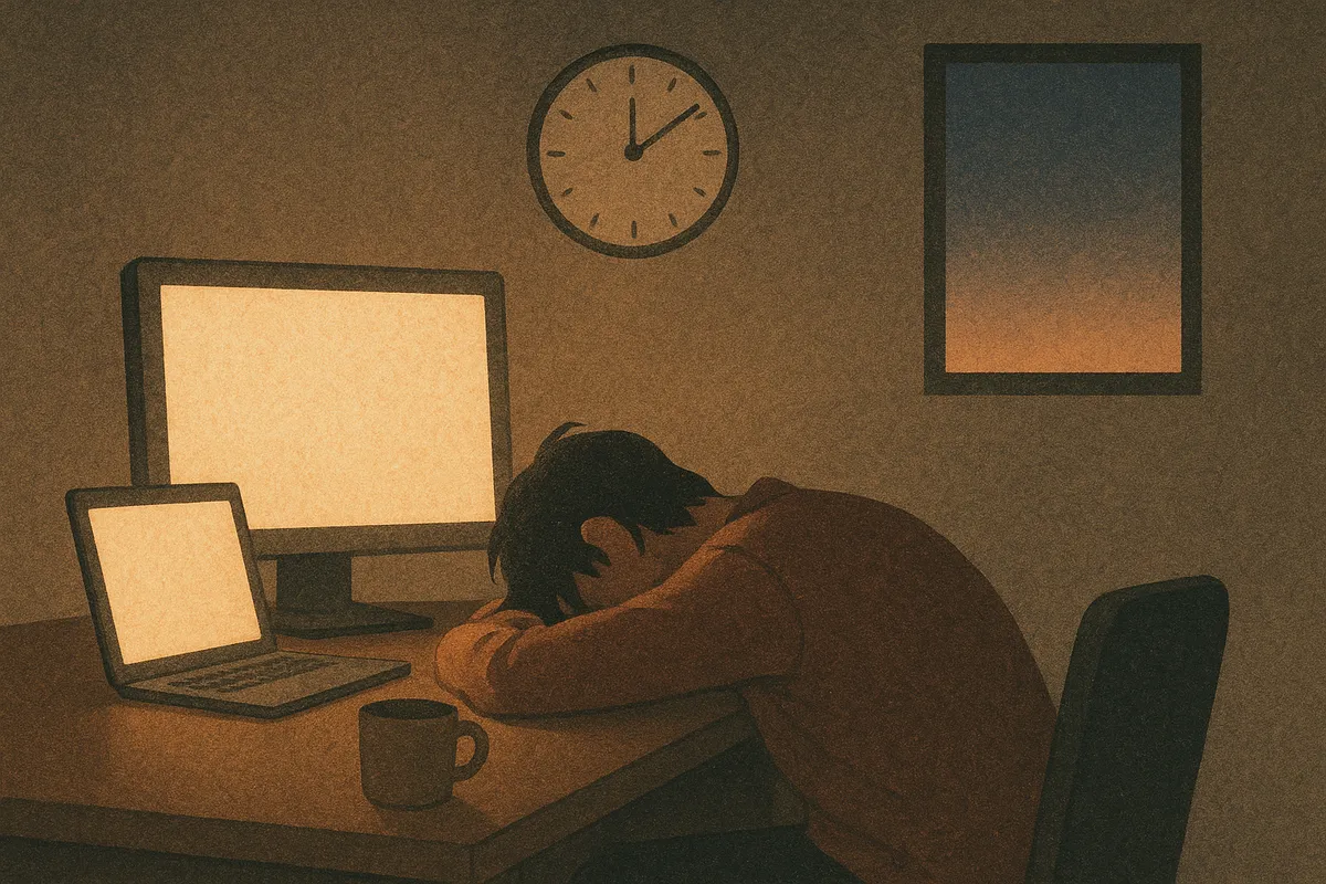 퇴근 후의 나를 갈아 넣었다, 그리고 멈췄다