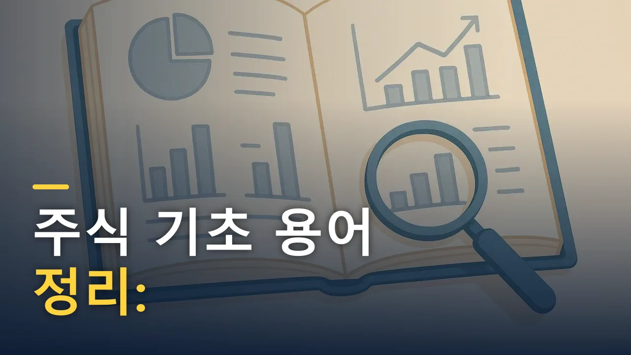 주식 기초 용어 정리: PER·PBR·배당수익률 한 번에 이해하기
