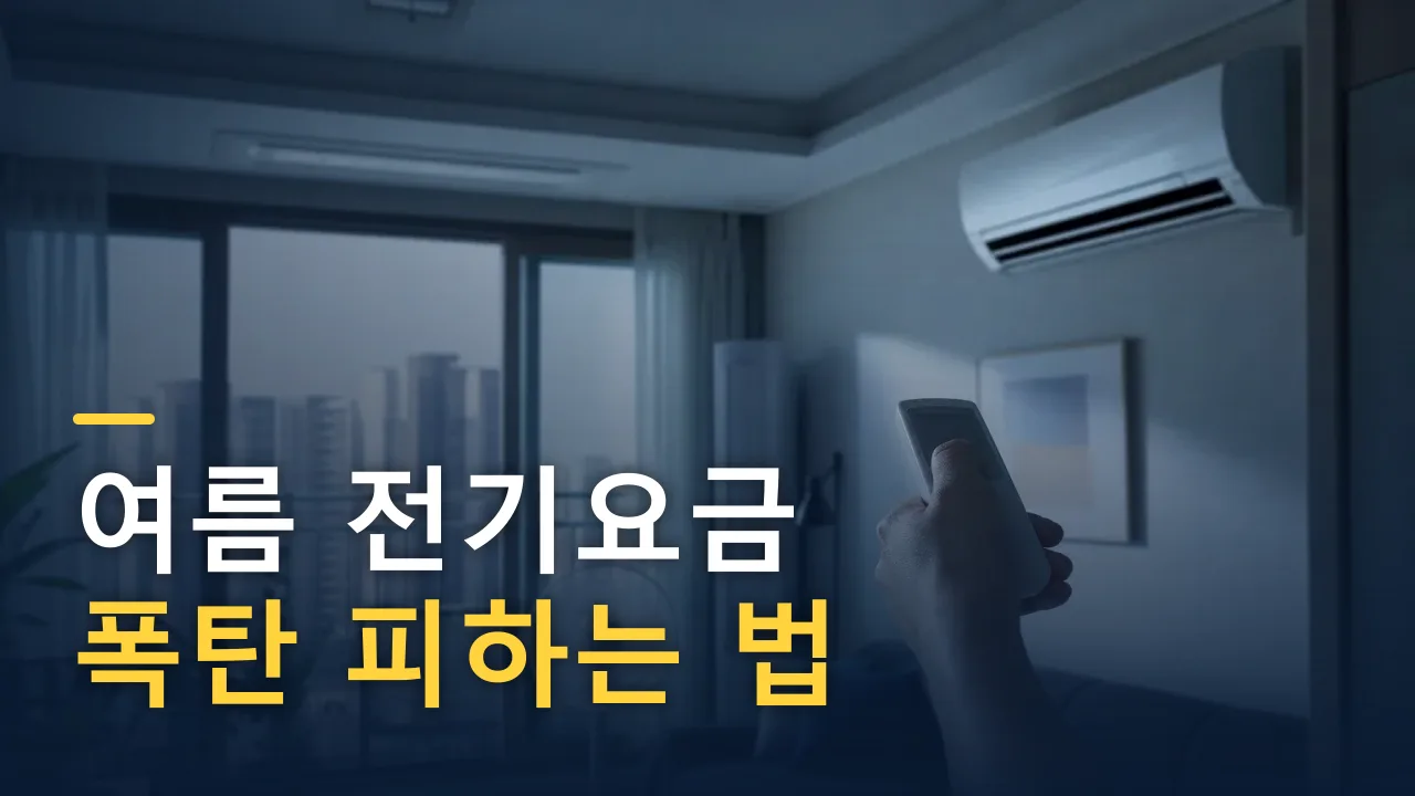 여름 전기요금 폭탄, 올해는 피하자 — 누진제 완화·에너지캐시백·바우처 총정리 (2026)
