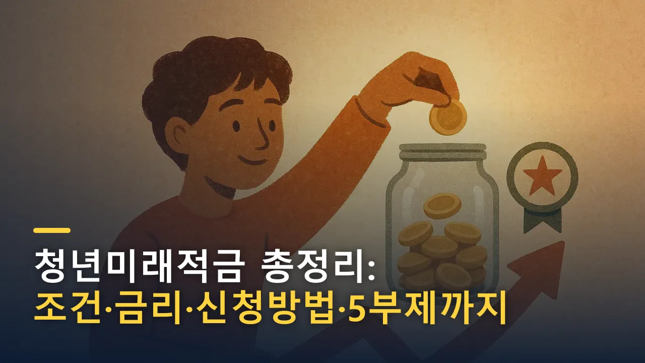 청년미래적금 총정리: 조건·금리·신청방법·5부제까지 (2026)