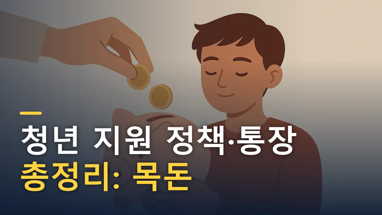 청년 지원 정책·통장 총정리: 목돈 만들기부터 자립까지